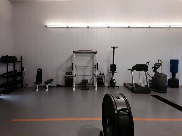 Firefighters workout room